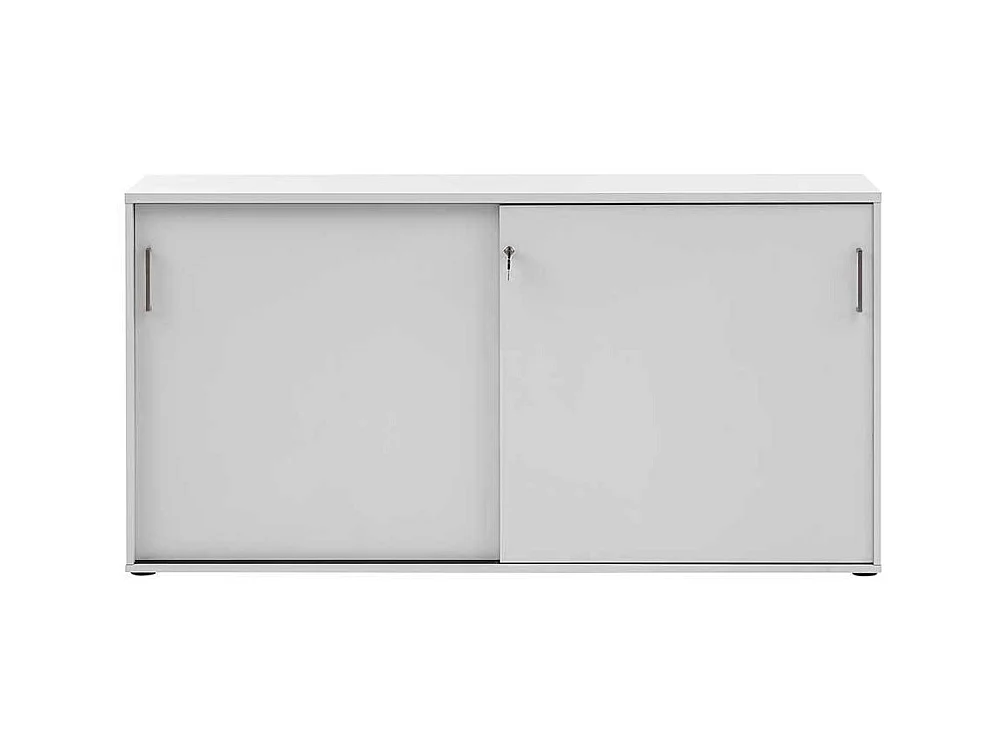 Aktenschrank mit Schiebetüren Lichtgrau
