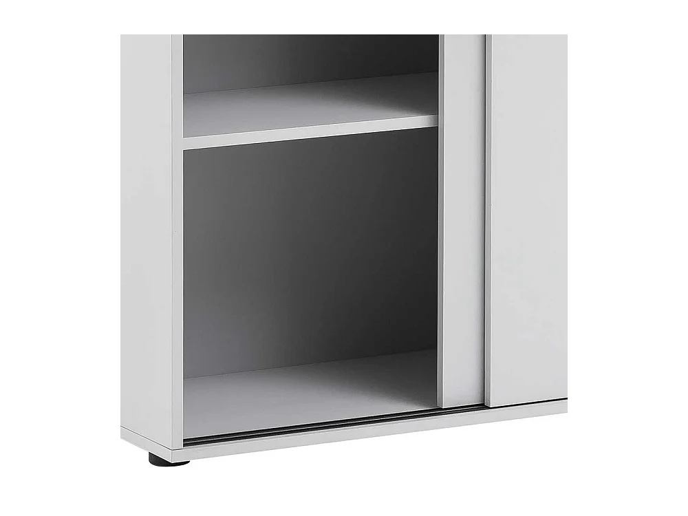 Aktenschrank mit Schiebetüren Lichtgrau