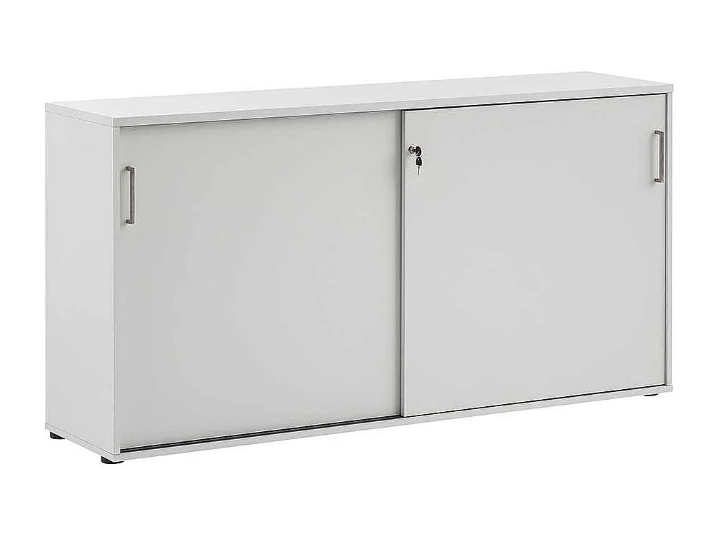 Aktenschrank mit Schiebetüren Lichtgrau