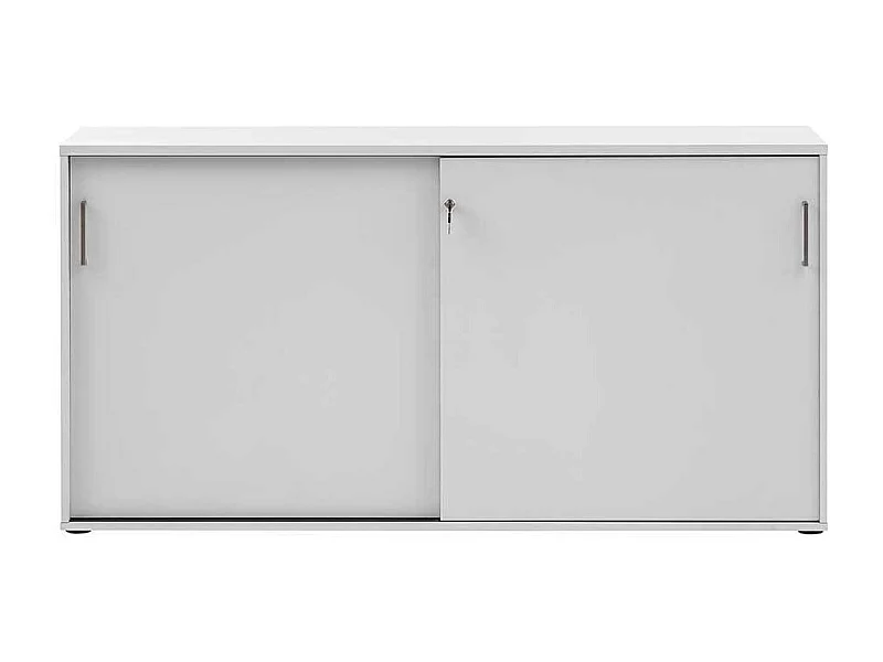 Aktenschrank mit Schiebetüren Lichtgrau