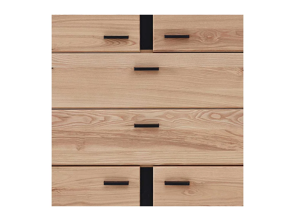 Schrank für Ordner in Wildeichefarben zwei Schubladen