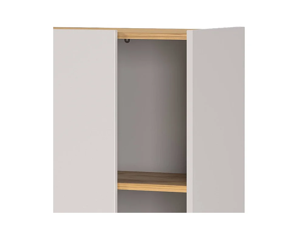 Büroschrank Schrank Büro mit zwei Einlegeböden 1 türig