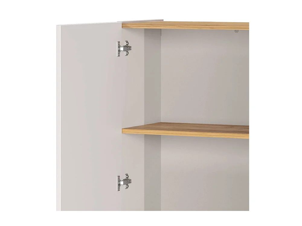 Büroschrank Schrank Büro mit zwei Einlegeböden 1 türig