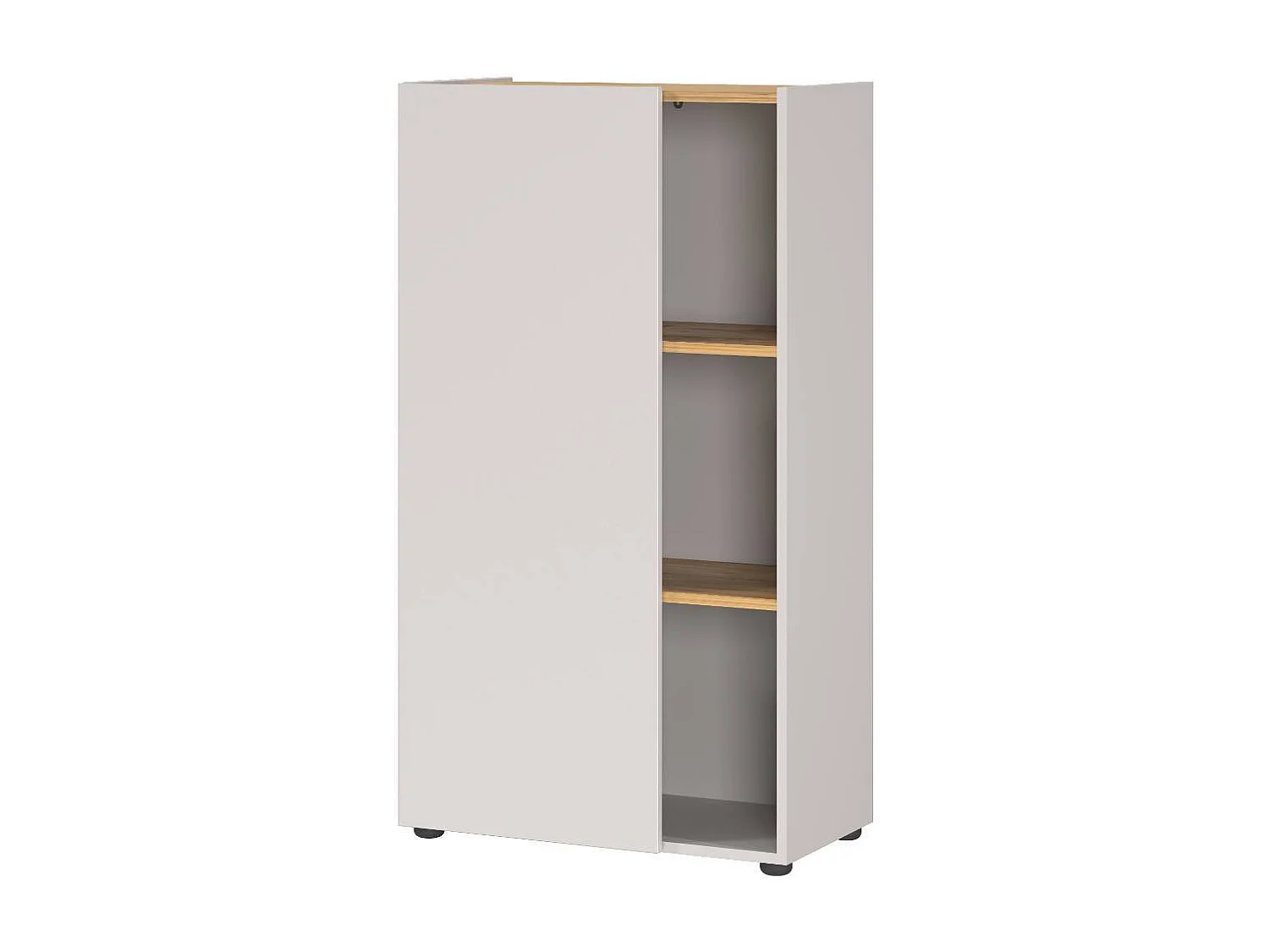 Büroschrank Schrank Büro mit zwei Einlegeböden 1 türig