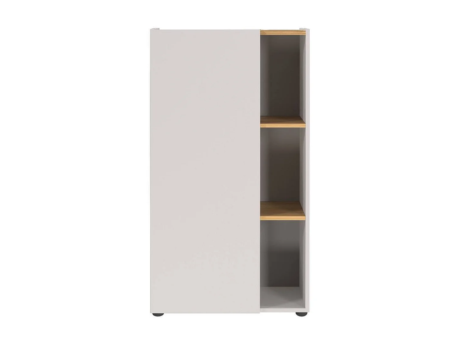 Büroschrank Schrank Büro mit zwei Einlegeböden 1 türig