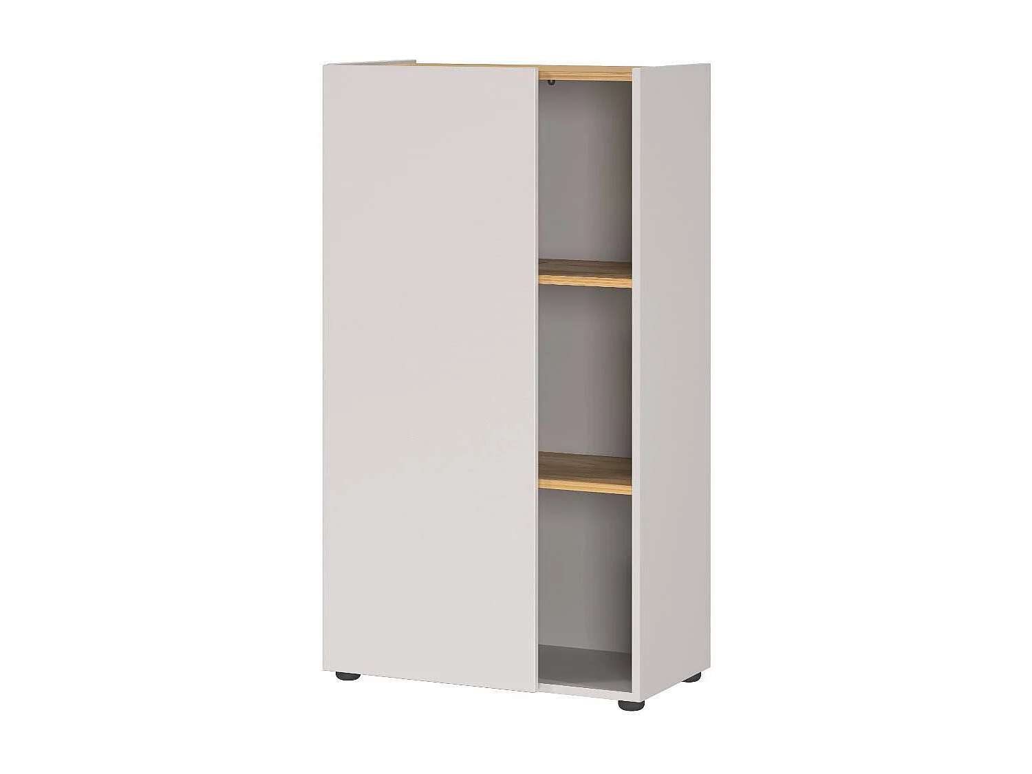 Büroschrank Schrank Büro mit zwei Einlegeböden 1 türig