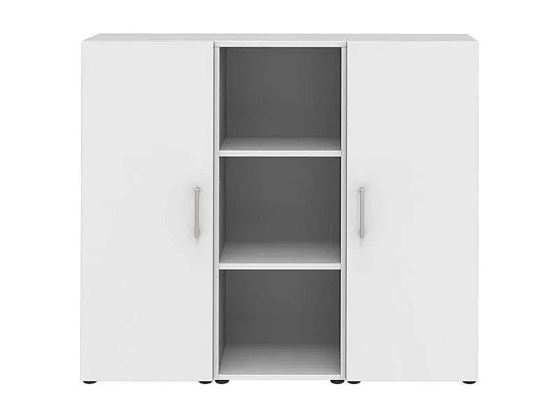 B�roschrank f�r Ordner in Wei� 2 t�rig