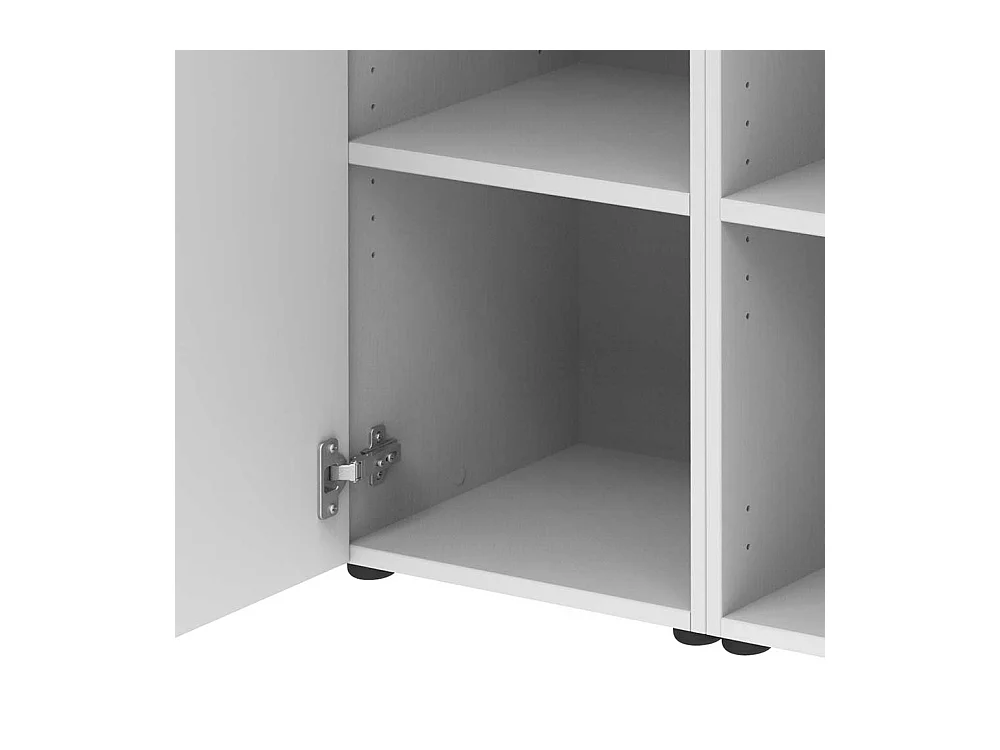 B�roschrank f�r Ordner in Wei� 2 t�rig