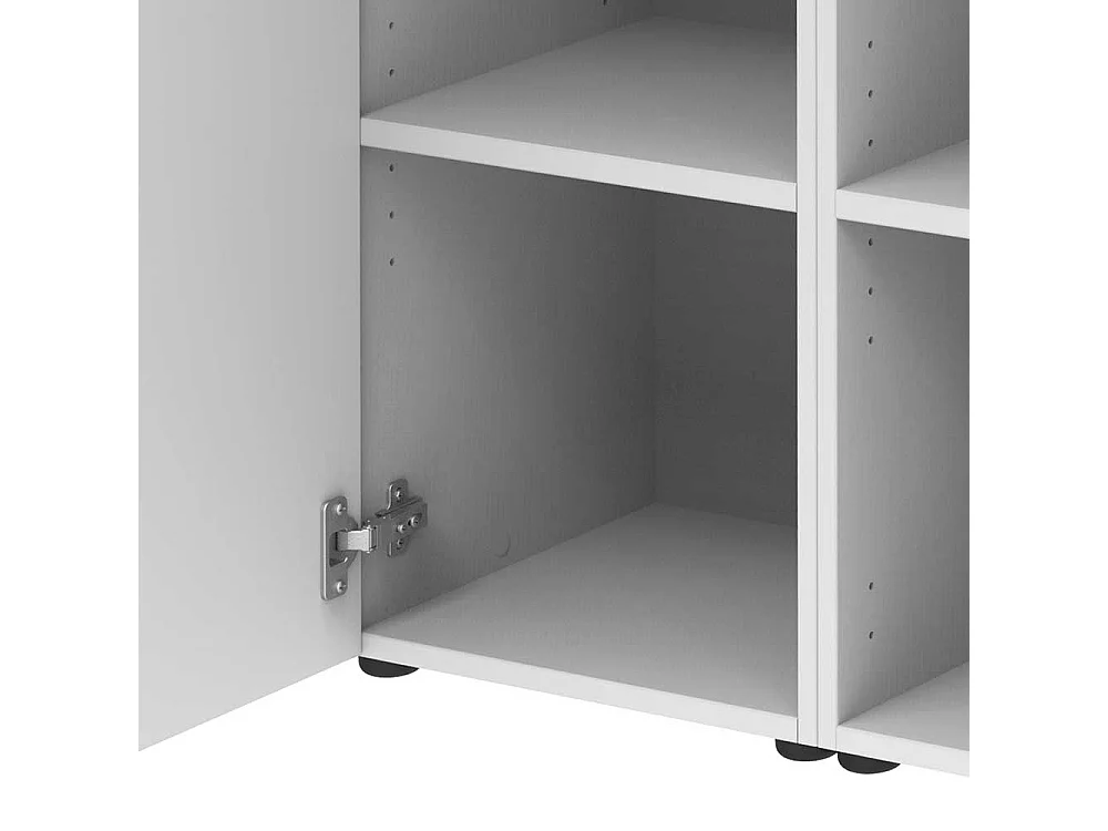 B�roschrank f�r Ordner in Wei� 2 t�rig