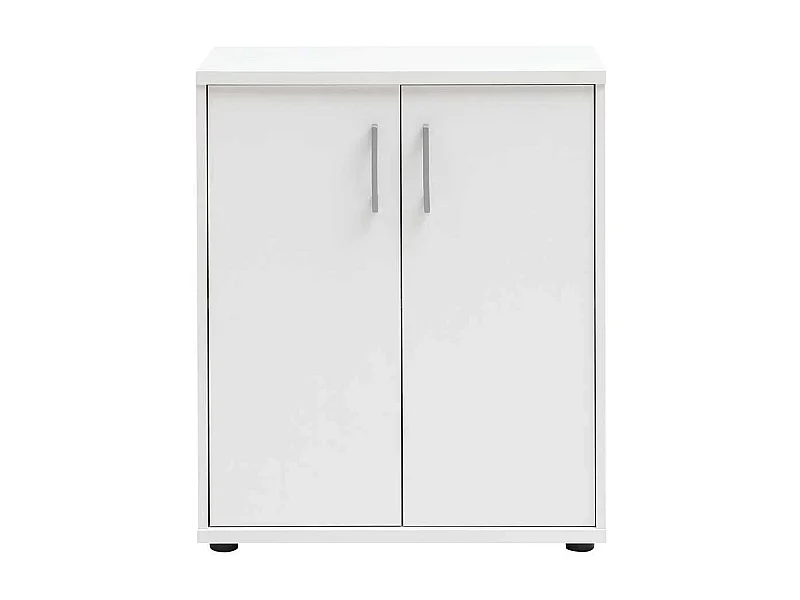 Ordnerschrank in Weiß melaminbeschichtet 2 türig