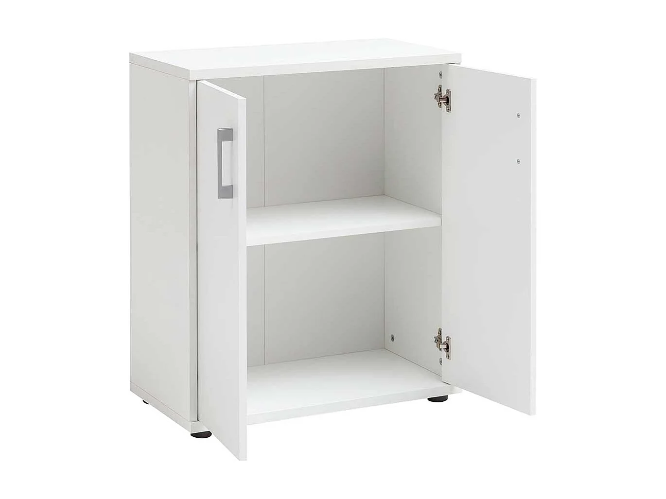 Ordnerschrank in Weiß melaminbeschichtet 2 türig