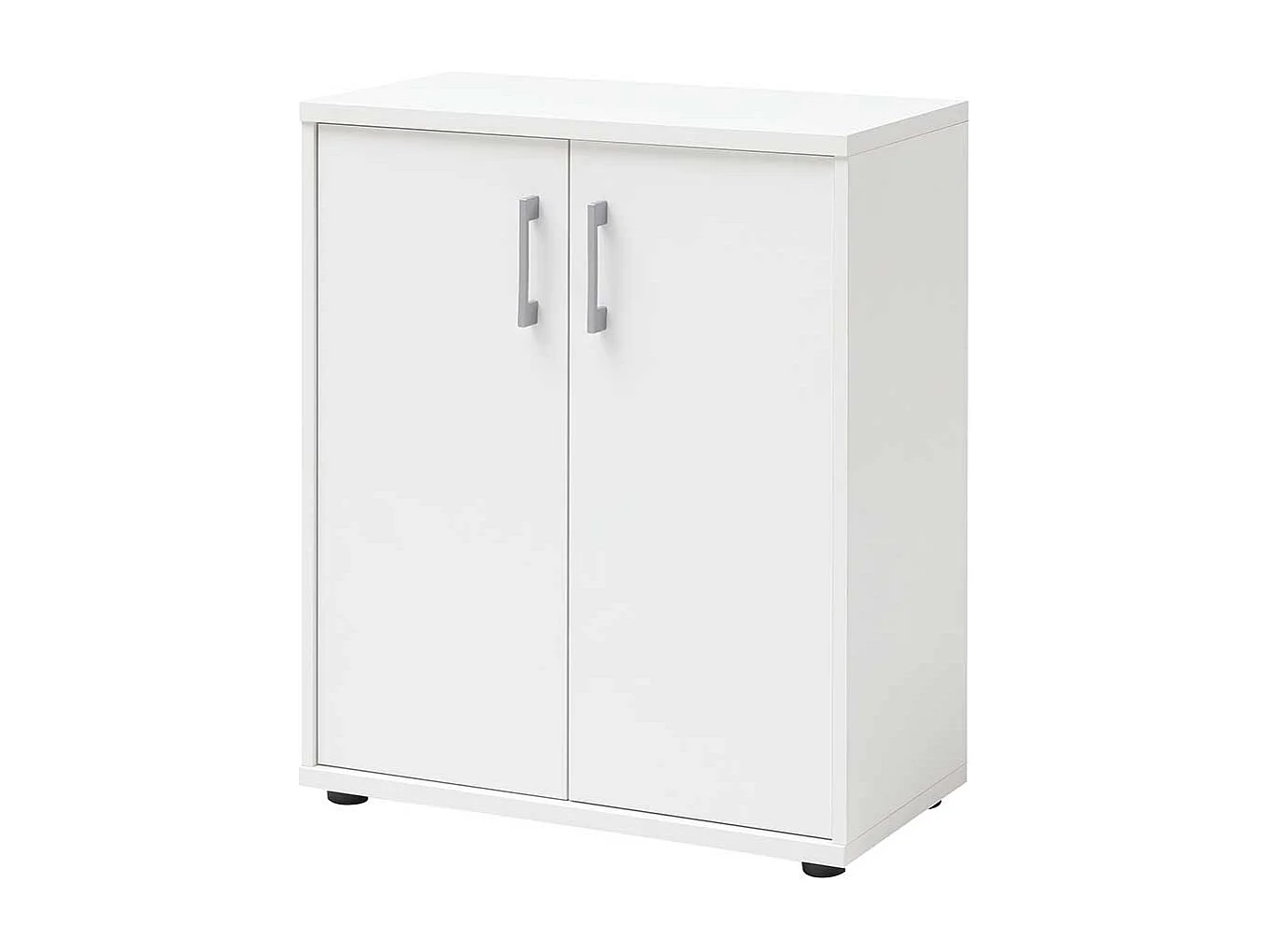 Ordnerschrank in Weiß melaminbeschichtet 2 türig