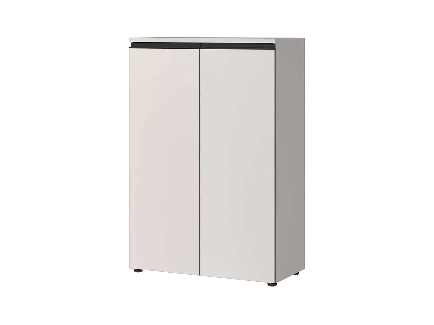 Büroschrank Schrank Büro mit Drehtüren melaminbeschichtet