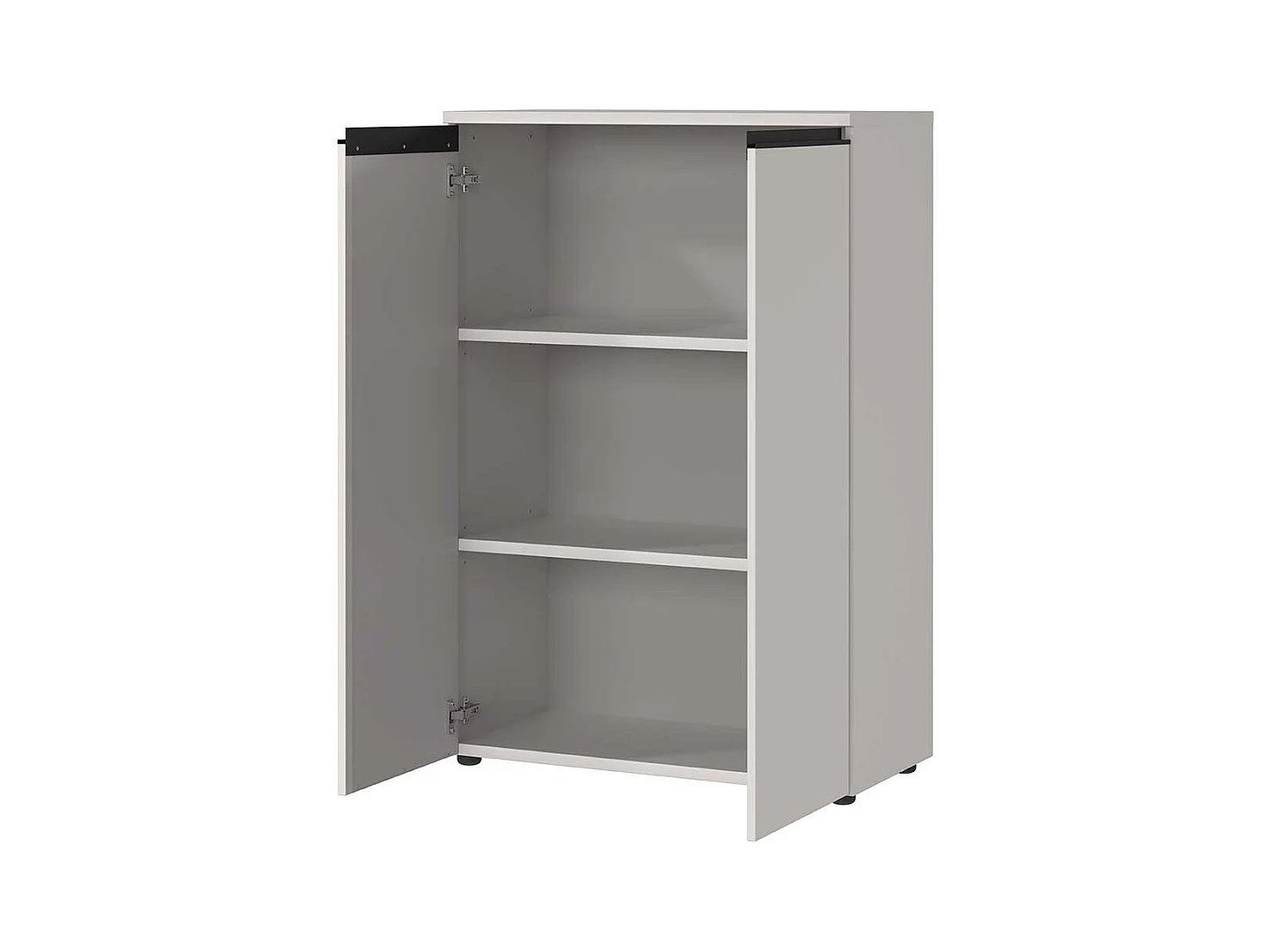 Büroschrank Schrank Büro mit Drehtüren melaminbeschichtet