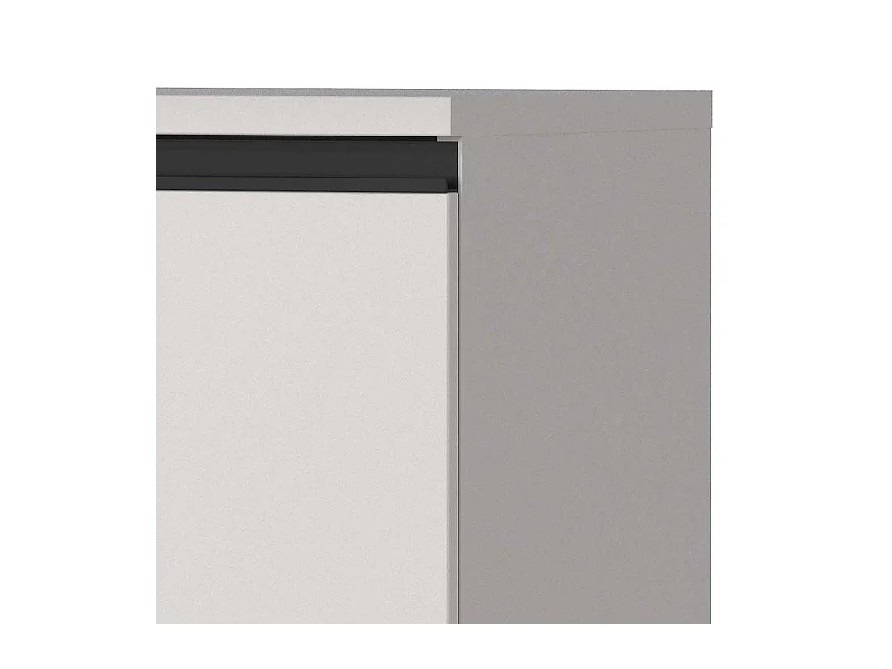 Büroschrank Schrank Büro mit Drehtüren melaminbeschichtet