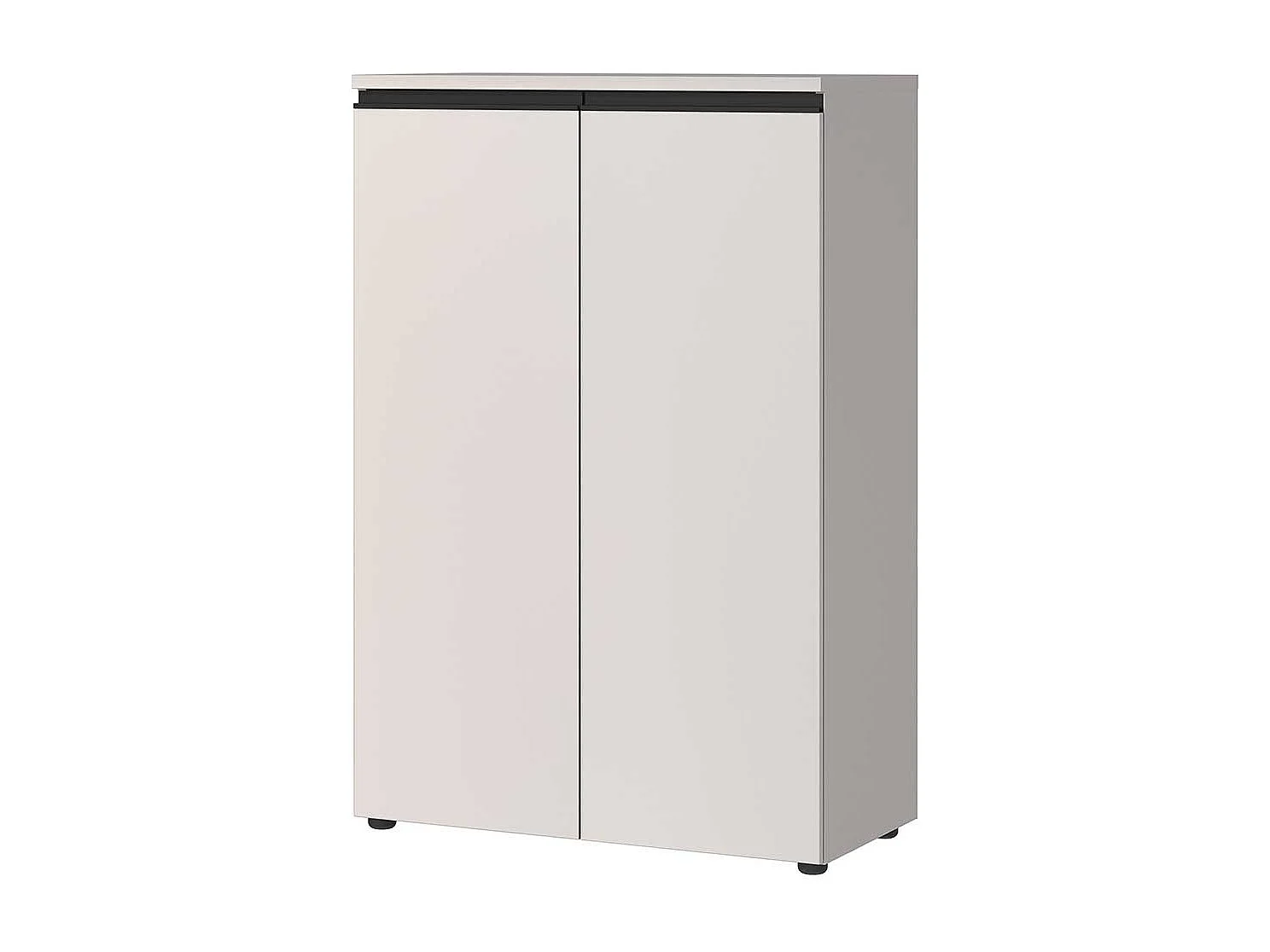 Büroschrank Schrank Büro mit Drehtüren melaminbeschichtet