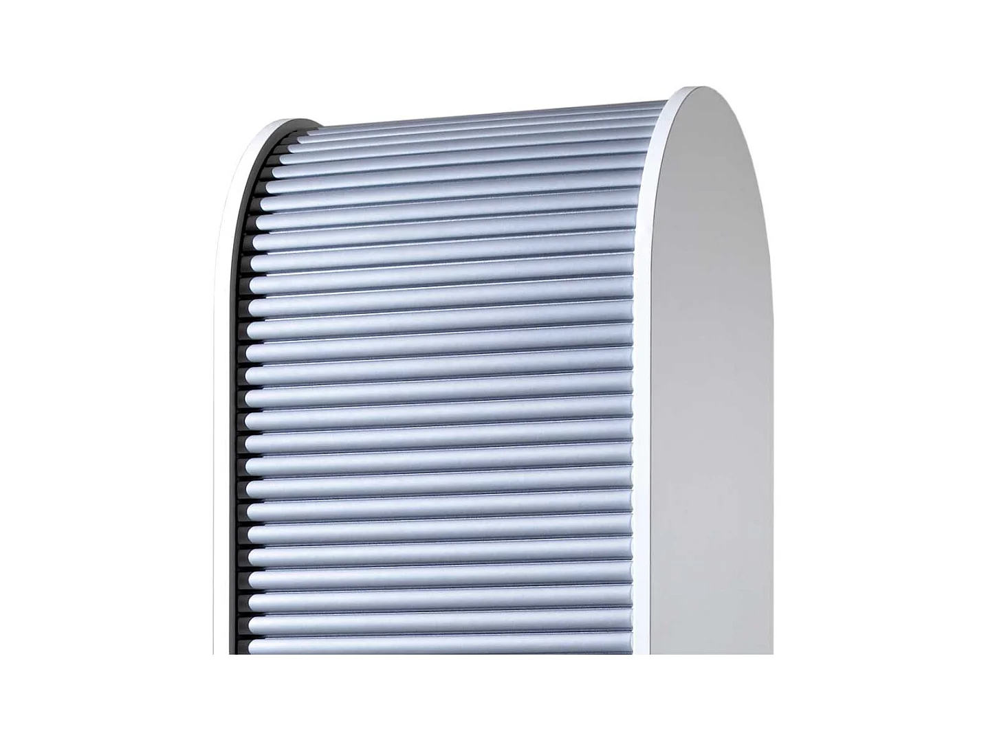 Rolloschrank in Weiß Grau Büro