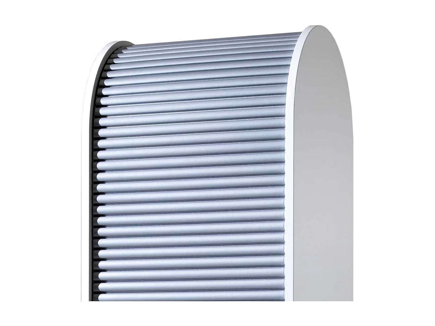 Rolloschrank in Weiß Grau Büro