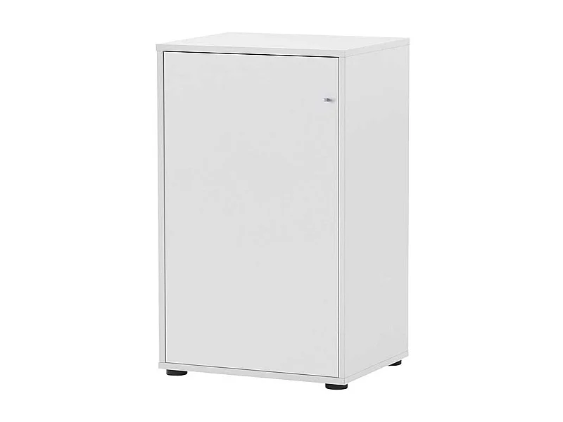 Officeschrank weiss klein Made in Germany einer Drehtür