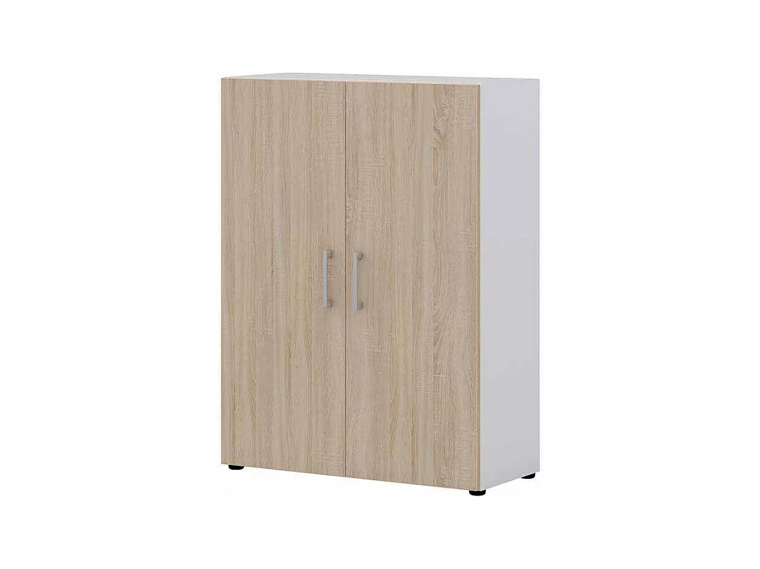 Aktenordnerschrank in Sonoma Eiche Wei�