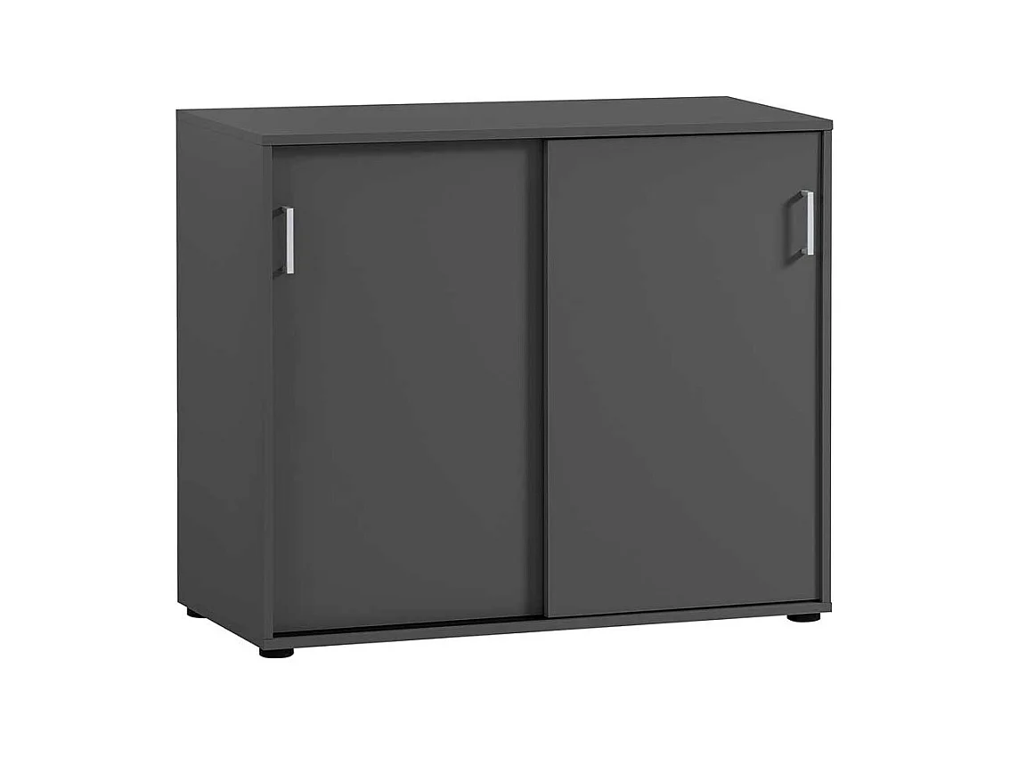 Büroschrank Aktenschrank mit Schiebetüren melaminbeschichtet