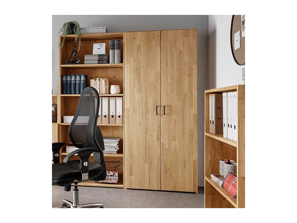 Großer Aktenschrank Wildeiche 2 türig modernem Design