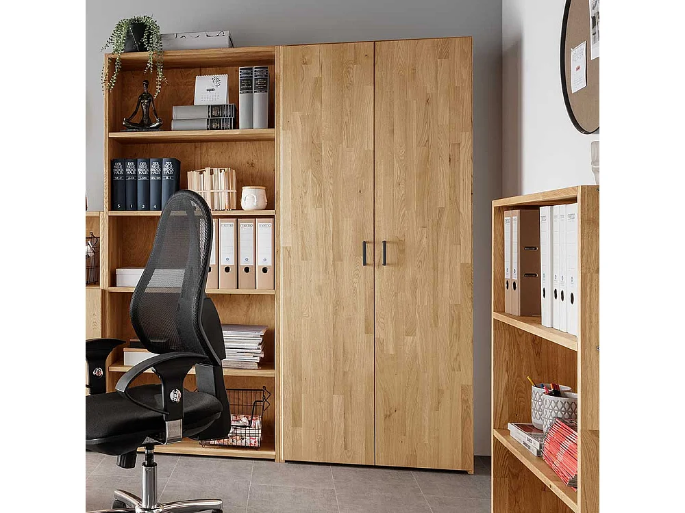 Großer Aktenschrank Wildeiche 2 türig modernem Design