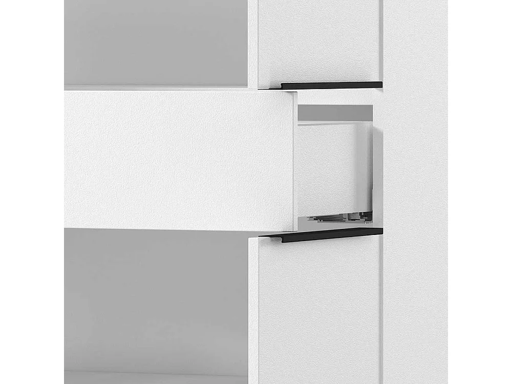 Schrank Aktenschrank mit zwei Türen und einer Schublade