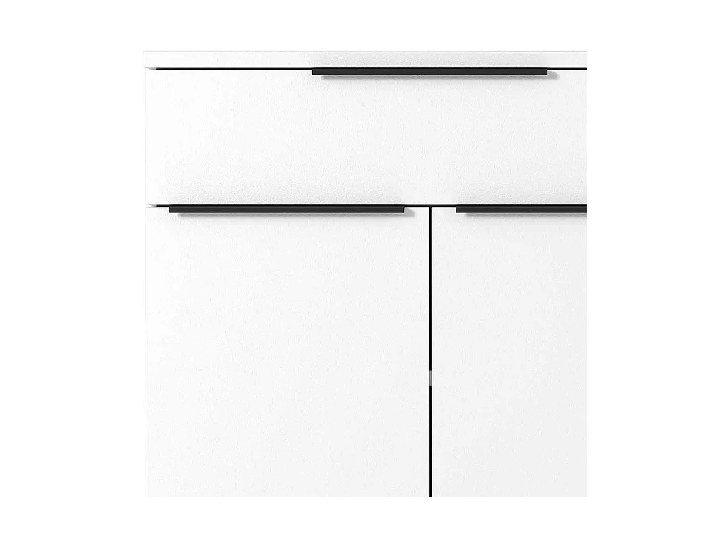 Büroschrank Schrank mit einer Schublade und Drehtüren