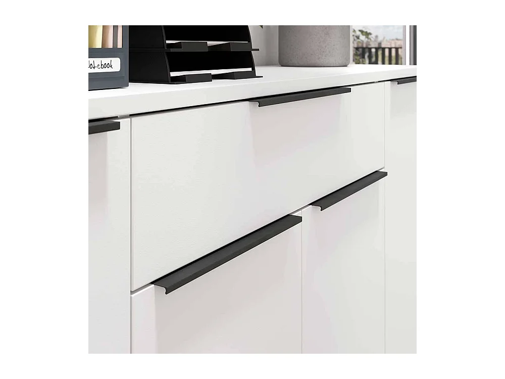 Büroschrank Schrank mit einer Schublade und Drehtüren