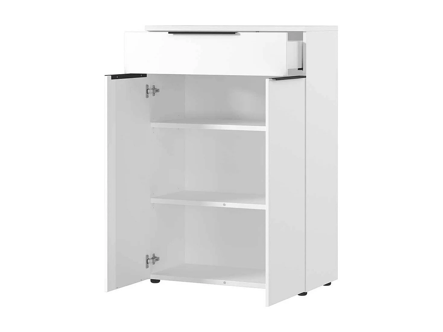 Büroschrank Schrank mit einer Schublade und Drehtüren