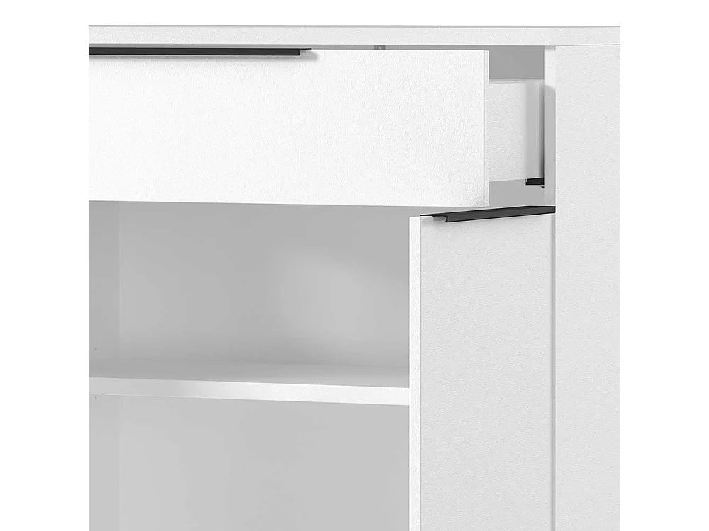 Büroschrank Schrank mit einer Schublade und Drehtüren