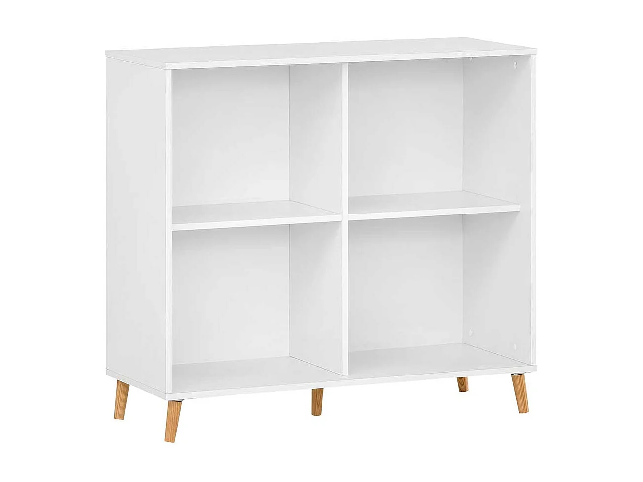 Weißer Büroschrank mit herausnehmbarem Regalkreuz Schiebetüren