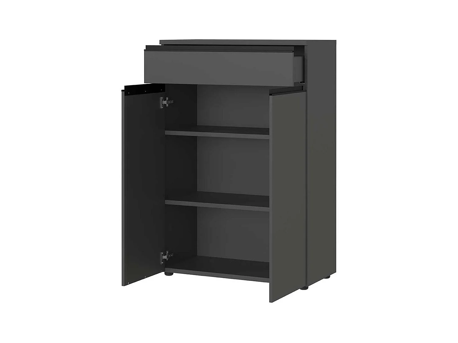 Büroschrank Schrank Büro mit einer Schublade und Drehtüren