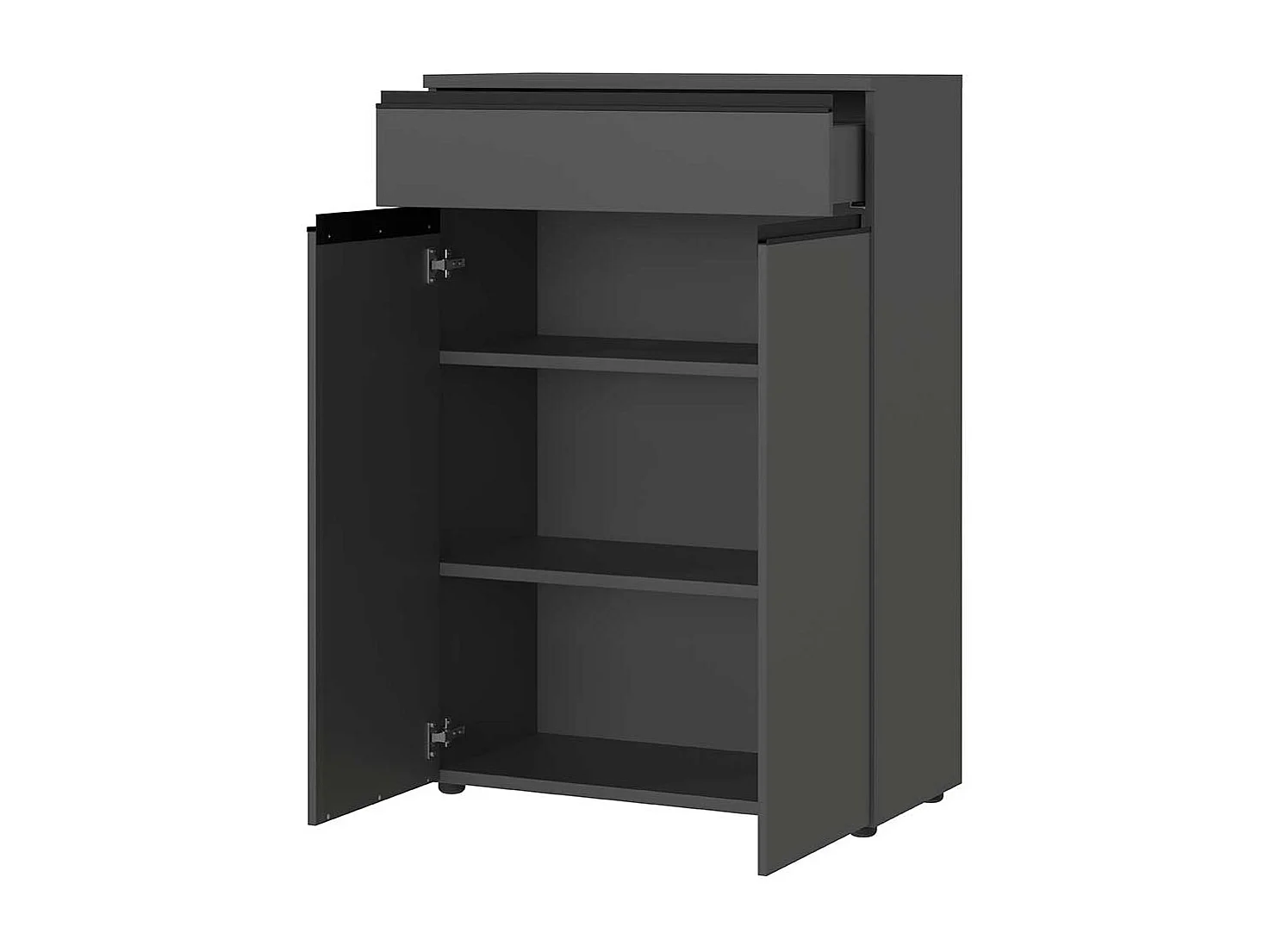 Büroschrank Schrank Büro mit einer Schublade und Drehtüren