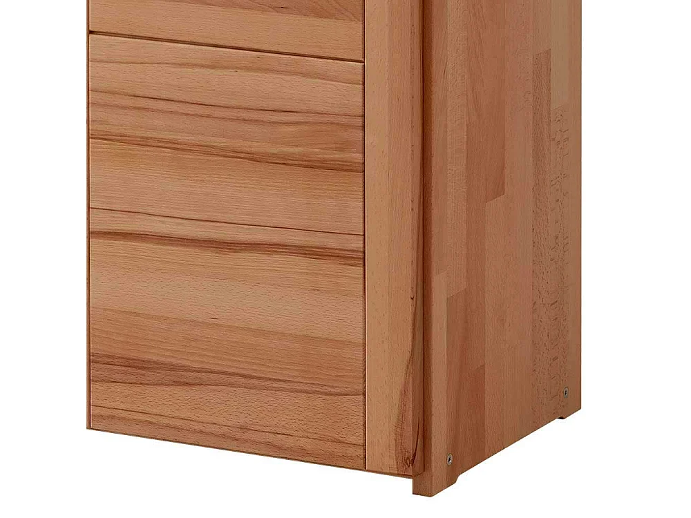Arbeitszimmerschrank aus Kernbuche und Buche Massivholz 80 cm breit