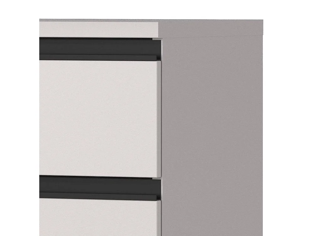 Büroschrank Officeschrank mit einer Schublade und Metallgriffen