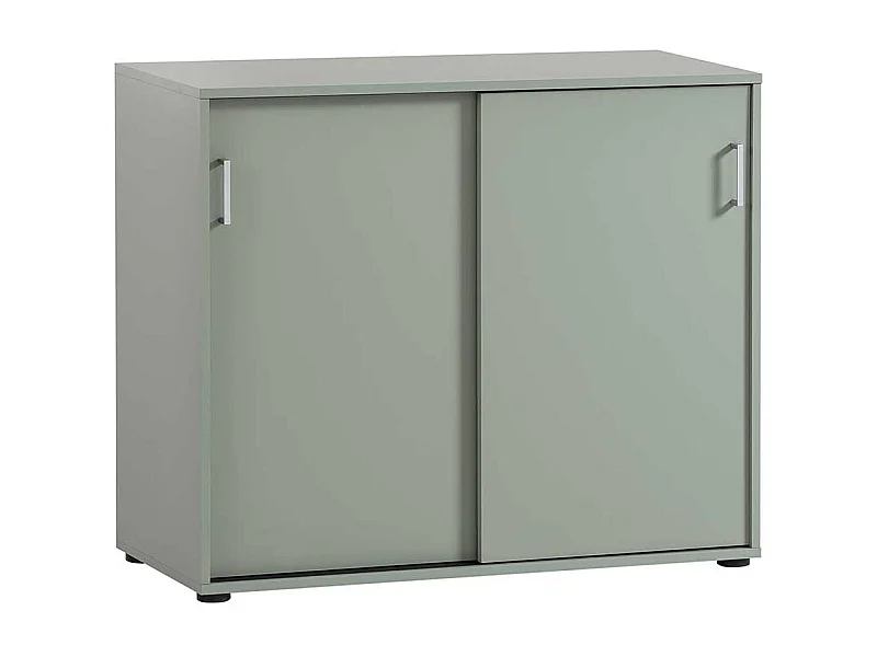 Büroschrank Aktenschrank mit Schiebetüren melaminbeschichtet