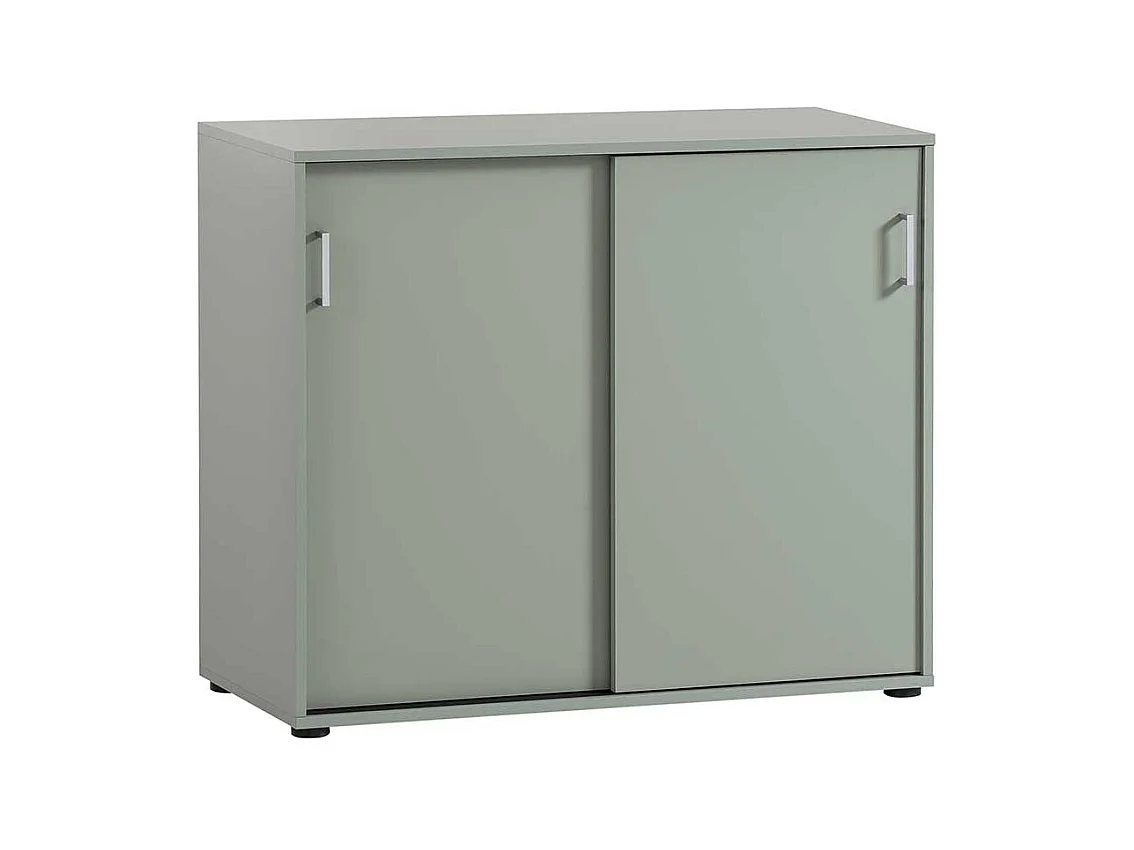 Büroschrank Aktenschrank mit Schiebetüren melaminbeschichtet