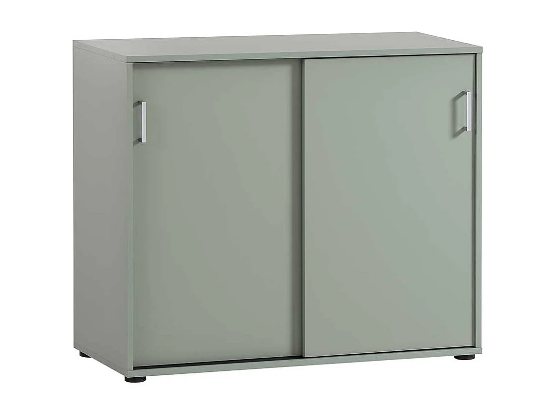 Büroschrank Aktenschrank mit Schiebetüren melaminbeschichtet