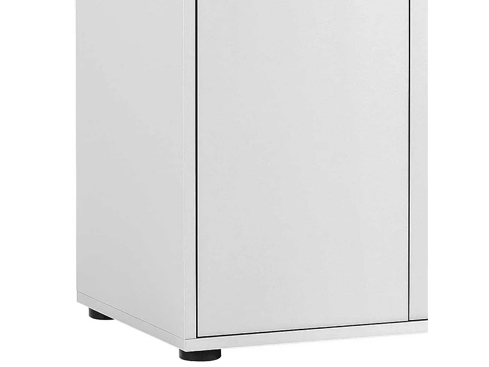 Büroschrank Schrank Büro mit Drehtüren und Holzwerkstoff Oberfläche