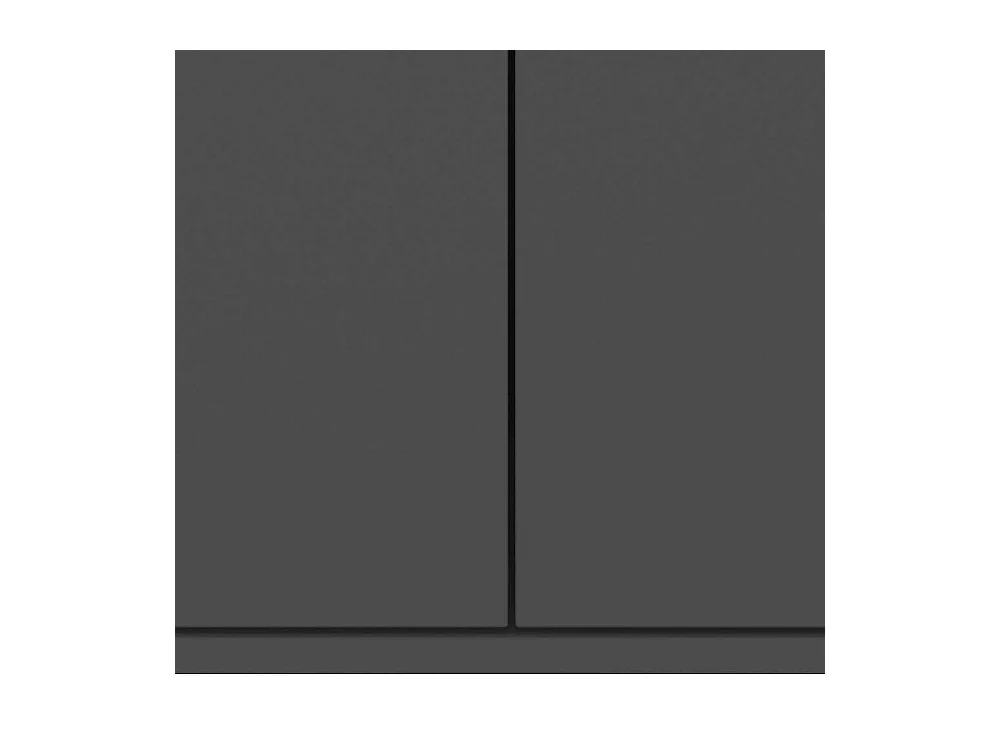 Kommode Badschrank mit einer Schublade und Drehtüren