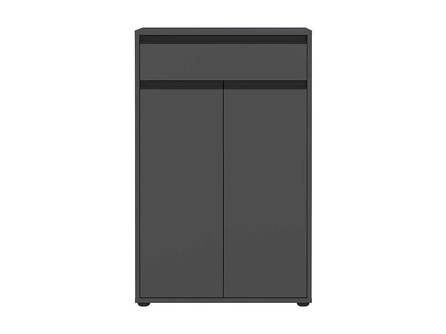 Kommode Badschrank mit einer Schublade und Drehtüren