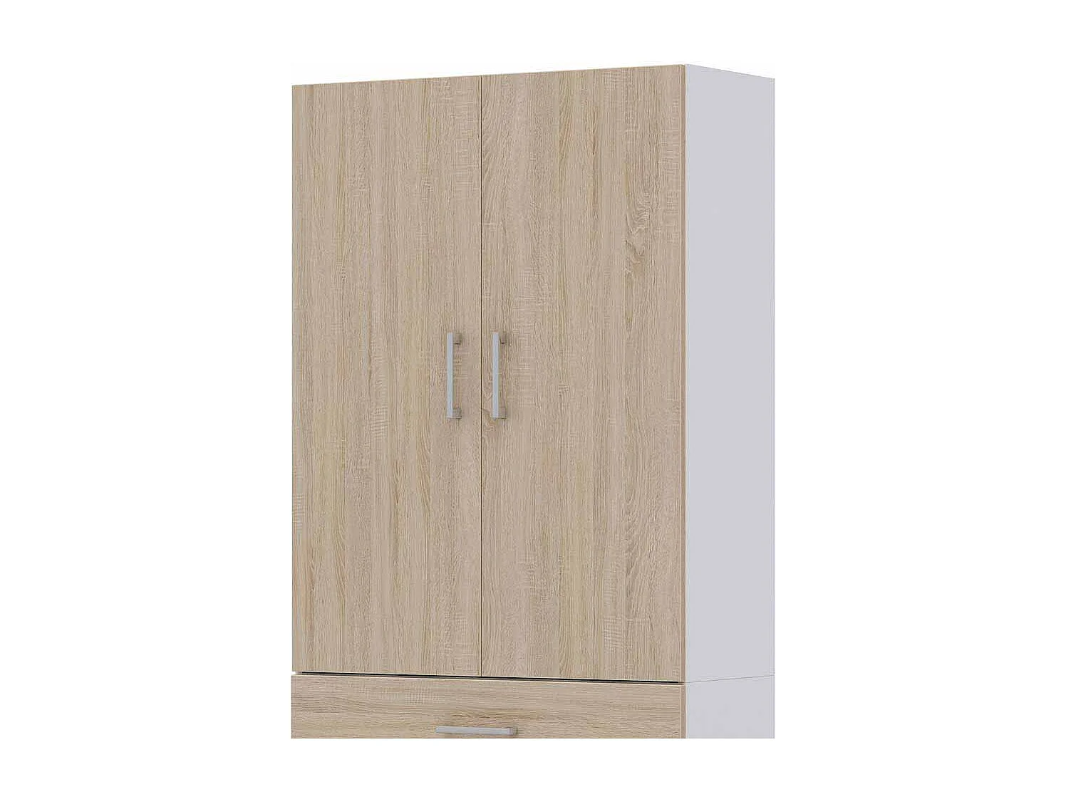 B�roschrank in Wei� Sonoma Eiche 4 T�ren