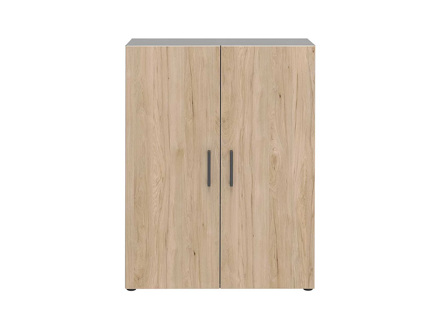 B�roschrank f�r Ordner in Hickory Holzoptik Anthrazit