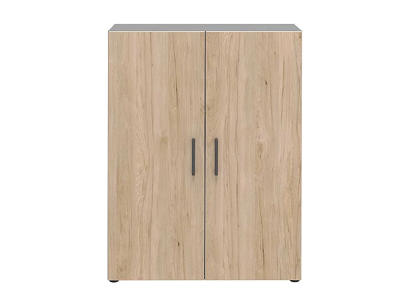 B�roschrank f�r Ordner in Hickory Holzoptik Anthrazit