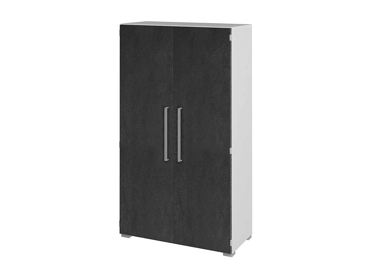 Aktenordnerschrank in Grau Wei� 80 cm