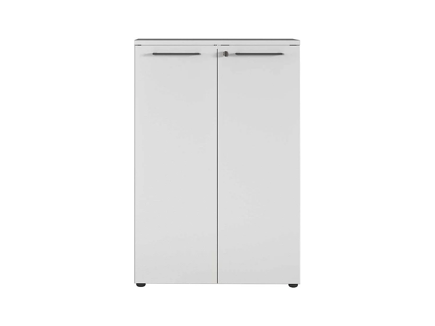 Ordnerschrank in Lichtgrau abschließbar