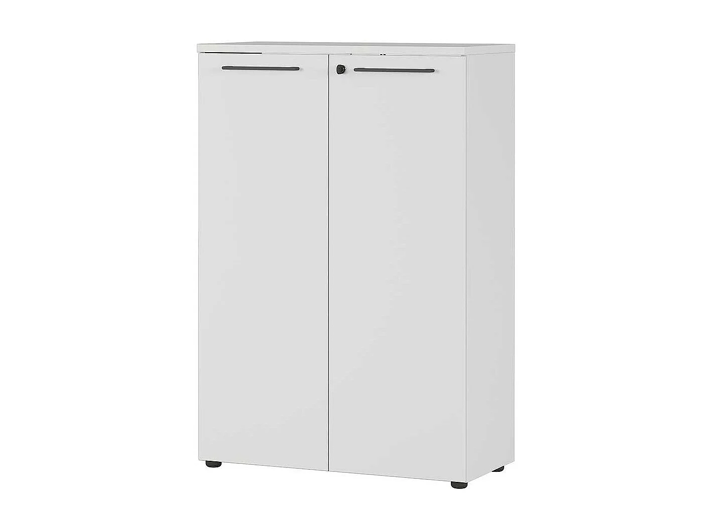 Ordnerschrank in Lichtgrau abschließbar