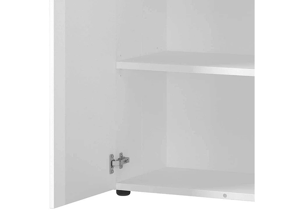 Aktenschrank Büroschrank mit Drehtüren melaminbeschichtet